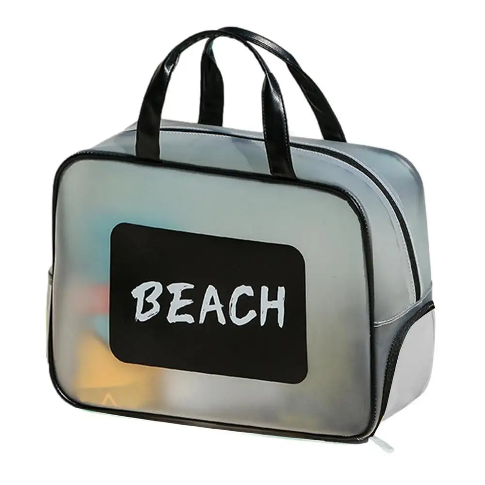 Beach Bag Tote Pool Tote Large Capacity Organizer Travel Handbag With Wet And Dry Separation Design For Beach Sports Swimming - KK Store