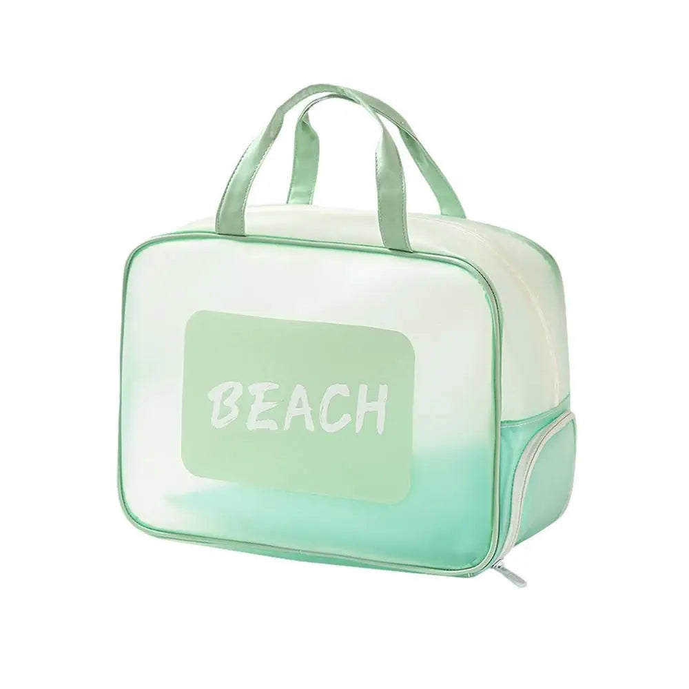 Beach Bag Tote Pool Tote Large Capacity Organizer Travel Handbag With Wet And Dry Separation Design For Beach Sports Swimming - KK Store