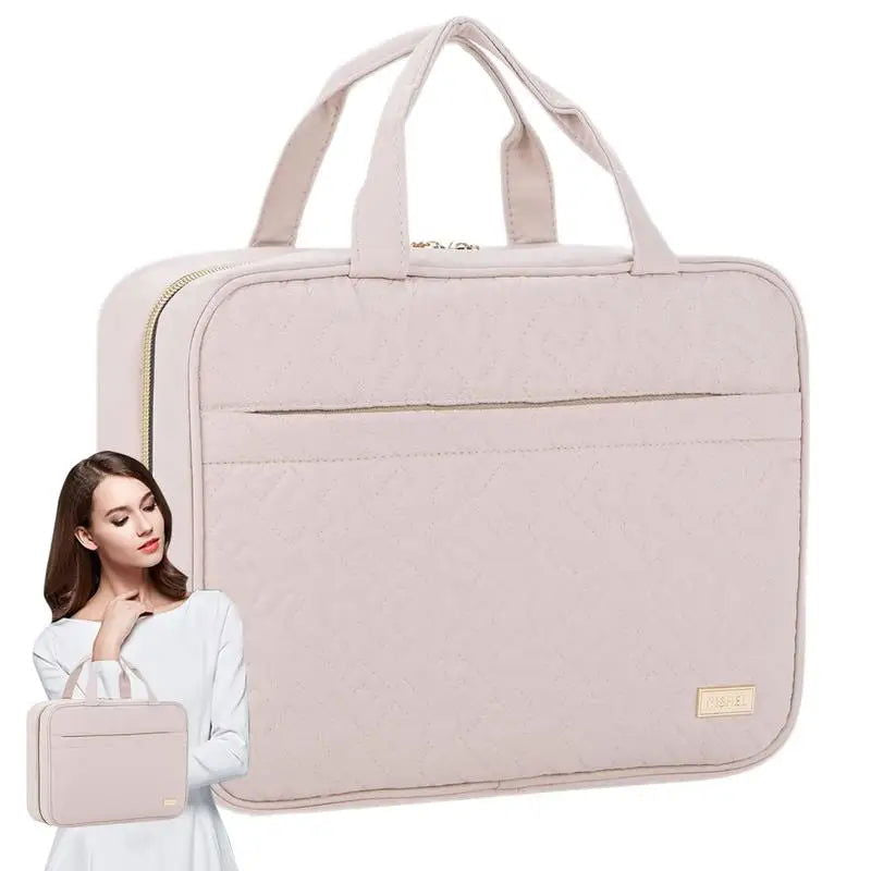 Cosmetic Travel Bag Hangable Travel Cosmetic Organizer Skincare Organizer Portable Cosmetic Storage Organizer Case For Gym - KK Store