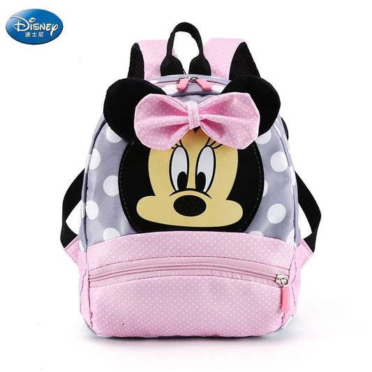 Disney Cartoon Backpack For Baby Boys Girls Minnie Mickey Mouse Children Lovely Schoolbag Kindergarten Schoolbag Kids Gift - KK Store