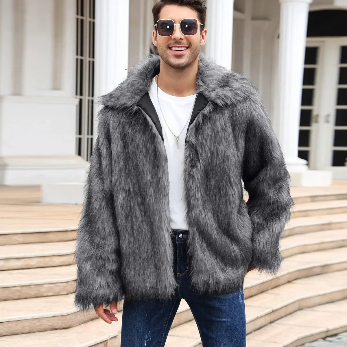 Faux Fur Jacket