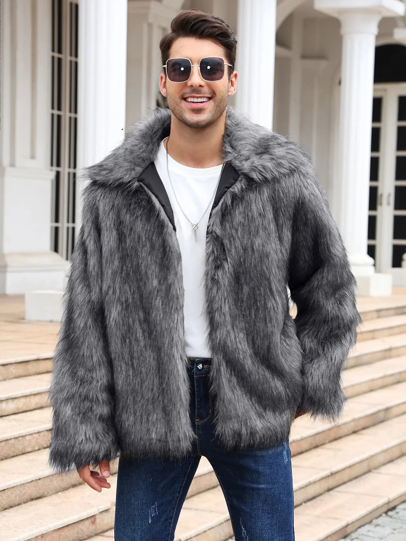 Faux Fur Jacket